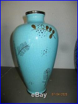 Superbe grand vase Art Déco 1930 céramique Asch Ste Radegonde