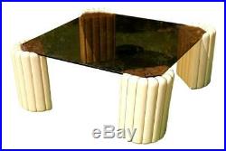 Table Table Basse en Céramique Design Tommaso Barbi 1960 Vintage Signé