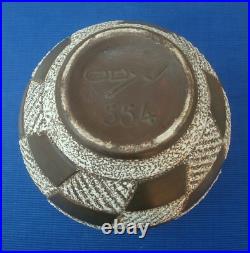 V61 Très Beau Vase Boule Céramique Signé ODYV 554 Art Déco