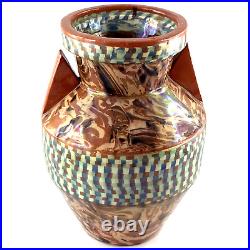 VASE ART DÉCO Ancien Céramique JEAN GERBINO à VALLAURIS, 1930, Terres Mêlées VASE ART DÉCO Ancien Céramique JEAN GERBINO à VALLAURIS, 1930, Terres Mêlées