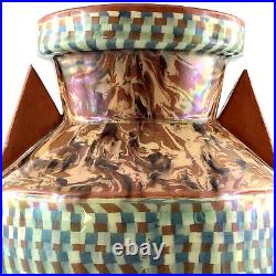 VASE ART DÉCO Ancien Céramique JEAN GERBINO à VALLAURIS, 1930, Terres Mêlées VASE ART DÉCO Ancien Céramique JEAN GERBINO à VALLAURIS, 1930, Terres Mêlées