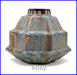 VASE ART DÉCO Fourmaintreaux Delassus DÈVRES grès cristallisation ancien