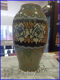 VASE Ancien CHARLES CATTEAU GRES KERAMIS. CERAMIQUE ART DECO 1920-1930