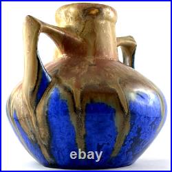 VASE Ancien Céramique GILBERT METENIER Grès Art Déco 30 carries/denbac/pointu VASE Ancien Céramique GILBERT METENIER Grès Art Déco 30 carries/denbac/pointu