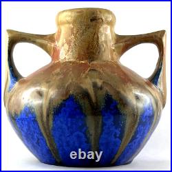 VASE Ancien Céramique GILBERT METENIER Grès Art Déco 30 carries/denbac/pointu VASE Ancien Céramique GILBERT METENIER Grès Art Déco 30 carries/denbac/pointu