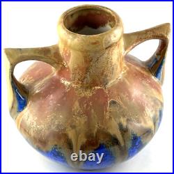VASE Ancien Céramique GILBERT METENIER Grès Art Déco 30 carries/denbac/pointu VASE Ancien Céramique GILBERT METENIER Grès Art Déco 30 carries/denbac/pointu