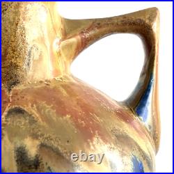 VASE Ancien Céramique GILBERT METENIER Grès Art Déco 30 carries/denbac/pointu VASE Ancien Céramique GILBERT METENIER Grès Art Déco 30 carries/denbac/pointu