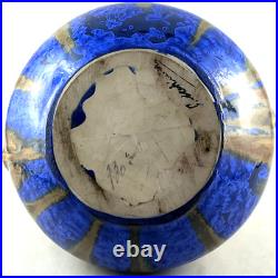 VASE Ancien Céramique GILBERT METENIER Grès Art Déco 30 carries/denbac/pointu VASE Ancien Céramique GILBERT METENIER Grès Art Déco 30 carries/denbac/pointu