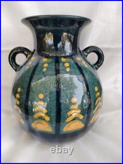 VASE Ancien Céramique PAUL JACQUET Poterie SAVOIE Art Déco 1930