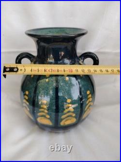 VASE Ancien Céramique PAUL JACQUET Poterie SAVOIE Art Déco 1930