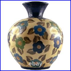 VASE Céramique RENÉ NICOLE Poterie SAVOYARDE Art Déco 30/1930/sispa/jourdain VASE Céramique RENÉ NICOLE Poterie SAVOYARDE Art Déco 30/1930/sispa/jourdain