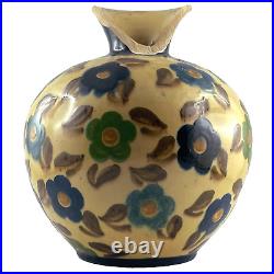 VASE Céramique RENÉ NICOLE Poterie SAVOYARDE Art Déco 30/1930/sispa/jourdain