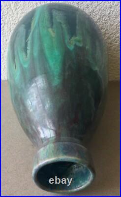 VASE PRIMAVERA Art Déco CÉRAMIQUE d'ART de BORDEAUX CAUDÉRAN. CAB. Félix GETE