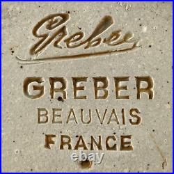 Vase Ancien Grés CHARLES GREBER Céramique Art Nouveau/deco, jeanneney/carries