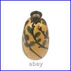 Vase Art Déco Céramique Émaillée Signé La Maîtrise France Années 1920 1930 Vase Art Déco Céramique Émaillée Signé La Maîtrise France Années 1920 1930