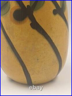 Vase Art Déco Céramique Émaillée Signé La Maîtrise France Années 1920 1930 Vase Art Déco Céramique Émaillée Signé La Maîtrise France Années 1920 1930