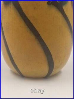 Vase Art Déco Céramique Émaillée Signé La Maîtrise France Années 1920 1930 Vase Art Déco Céramique Émaillée Signé La Maîtrise France Années 1920 1930