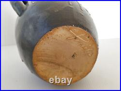 Vase Art Deco Francais De Leon Pointu Gres Ceramique Saint Amand En Puisaye