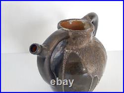 Vase Art Deco Francais De Leon Pointu Gres Ceramique Saint Amand En Puisaye