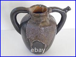 Vase Art Deco Francais De Leon Pointu Gres Ceramique Saint Amand En Puisaye