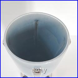 Vase Art Deco Vintage Scandinave 1920 Ceramique Palissandre Chrome 20s Retro