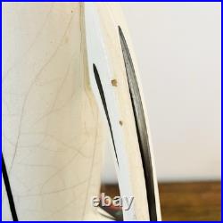 Vase Art Déco début 20e siècle Céramique craquelée à décor polychrome stylisé