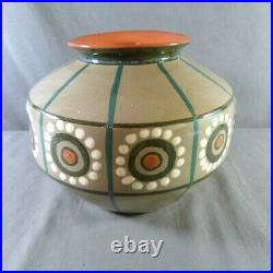 Vase Art Déco en céramique Léon Elchinger (1871-1942), Vase de forme boule