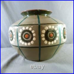 Vase Art Déco en céramique Léon Elchinger (1871-1942), Vase de forme boule