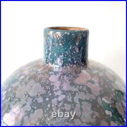 Vase Art Déco en céramique émaillée irisée à Sèvres de MNF Vinsare 1930s