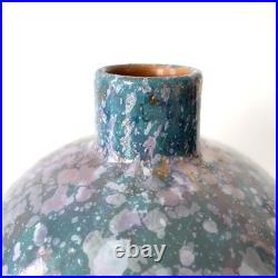 Vase Art Déco en céramique émaillée irisée à Sèvres de MNF Vinsare 1930s