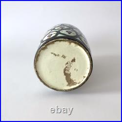 Vase Art déco de Eva Zeisel pour Schramberg Majolica Céramique émaillée, 1930s