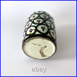 Vase Art déco de Eva Zeisel pour Schramberg Majolica Céramique émaillée, 1930s