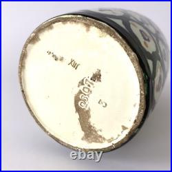 Vase Art déco de Eva Zeisel pour Schramberg Majolica Céramique émaillée, 1930s