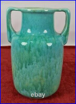 Vase En Céramique Vitrée. Ruskin. Angleterre. Style Art Déco. Xxe Siècle