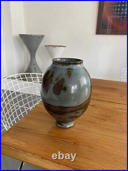 Vase Ovoïde Céramique / Faïence Ancienne Signé / Ernest Chaplet / TBE 22cm