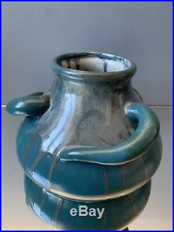 Vase ancien céramique ancienne antique french art Deco Pointu ceramic puisaye
