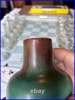 Vase art déco Eugène Baudin ou art nouveau vers 1900 céramique ancienne glacé Vase art déco Eugène Baudin ou art nouveau vers 1900 céramique ancienne glacé