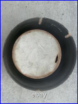 Vase art deco LEBRET MAUTE céramique coulures pottery