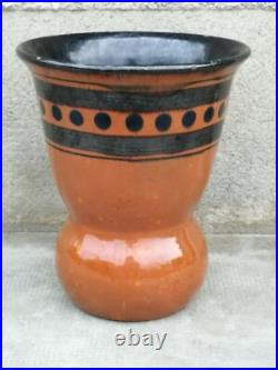 Vase art déco Paul JACQUET Primavera Céramique poterie moderniste numéroté