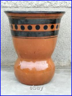 Vase art déco Paul JACQUET Primavera Céramique poterie moderniste numéroté