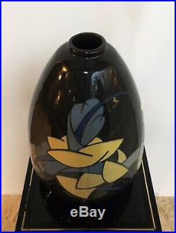 Vase art deco en céramique Signé S. Larrieu