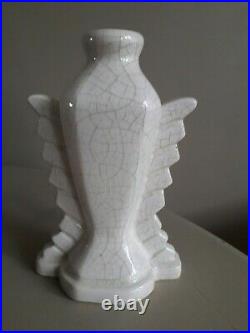 Vase art-déco en céramique signé Elgé
