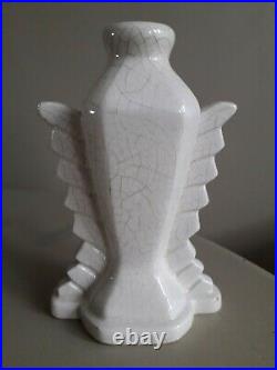 Vase art-déco en céramique signé Elgé