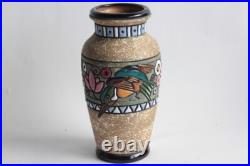 Vase céramique Amphora Oiseau Art Déco Autriche (69752) Vase céramique Amphora Oiseau Art Déco Autriche (69752)