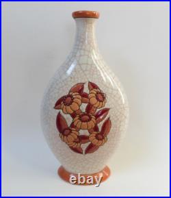 Vase céramique EMAUX DE LONGWY Art Déco Primavera vers 1930