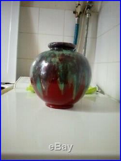 Vase céramique art déco, Félix gète, cab bordeaux