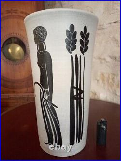 Vase ceramique de Sèvres, Art Déco, 1930