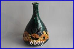 Vase céramique émaillée La Maîtrise Art déco (63495)