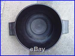Vase céramique noire moderniste style bonifas pottery black art deco
