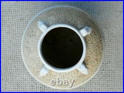 Vase design style lenoble Pottery ceramique style art déco Decor spirales